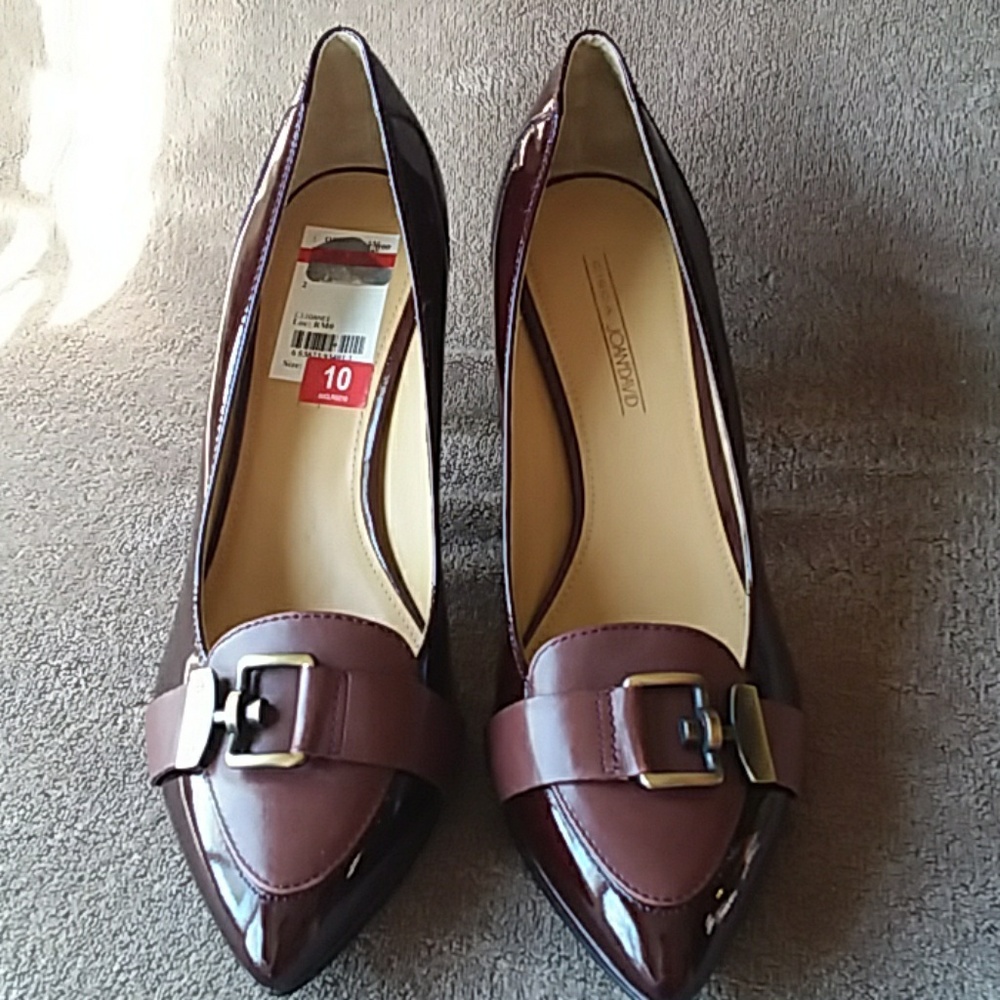CIRCA JOAN & DAVID REDDISH BROWN NWT HEELS